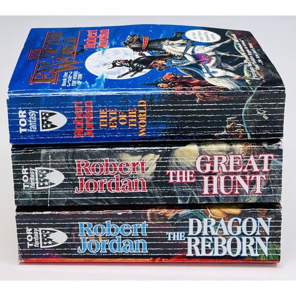 The Wheel of Time Series Books 1-3 1 2 3 by Robert Jordan Paperback Fantasy - Picture 2 of 4